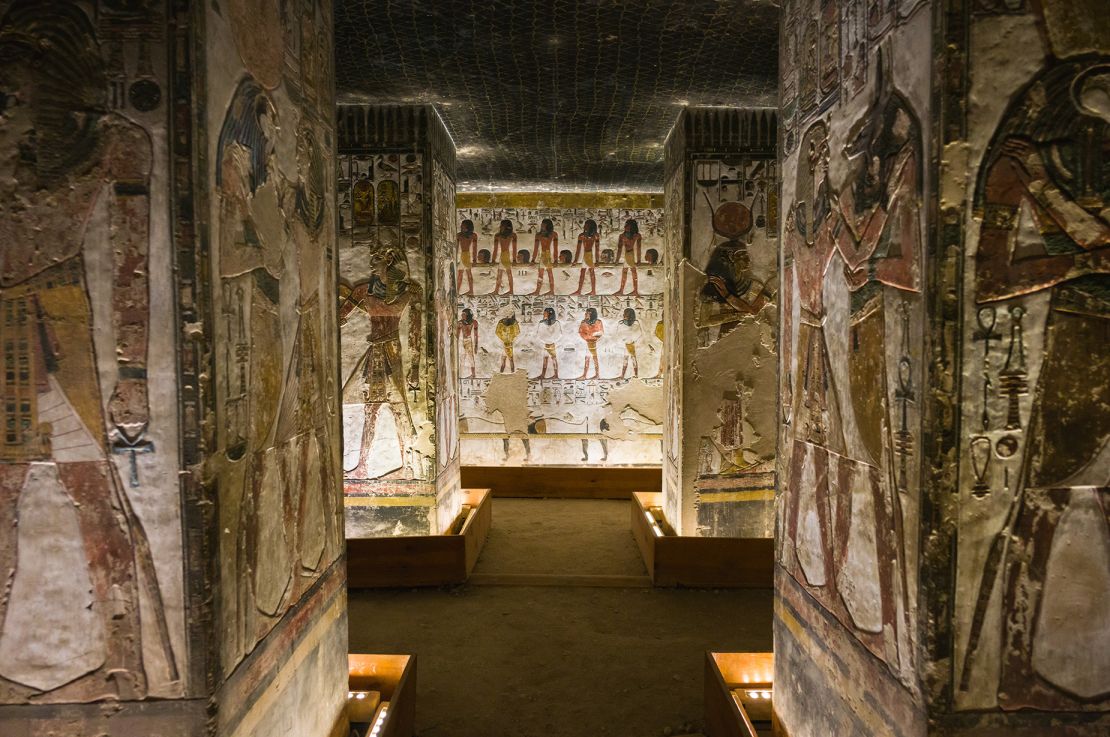 Hieroglyphics in the Tomb of Seti