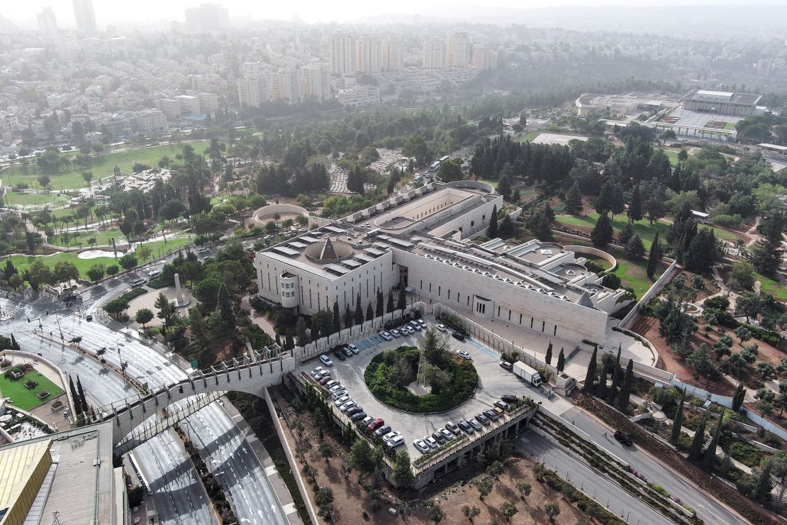 Israel's Supreme Court seen from above.