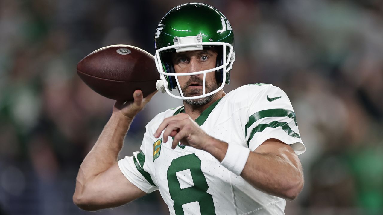 Jets quarterback Aaron Rodgers ran 'all the gamut of emotions' after  Achilles injury | CNN
