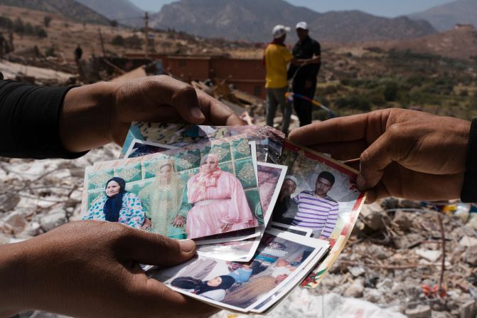 These photos were found in the rubble of Talat N'Yaaqoub on Tuesday, September 12.