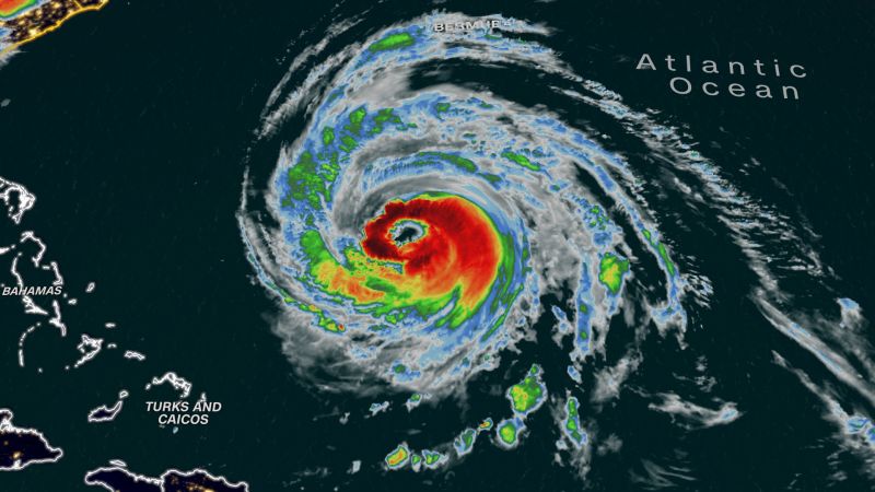 Масивният ураган Лий поставя Бермудите под предупреждение за тропическа буря, югоизточните плажове на САЩ са изложени на риск от разкъсващи течения