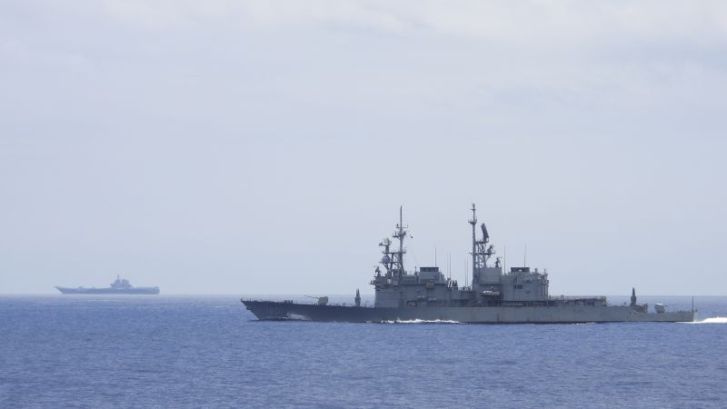 中国公布台湾一体化“蓝图”并派遣军舰绕行台湾