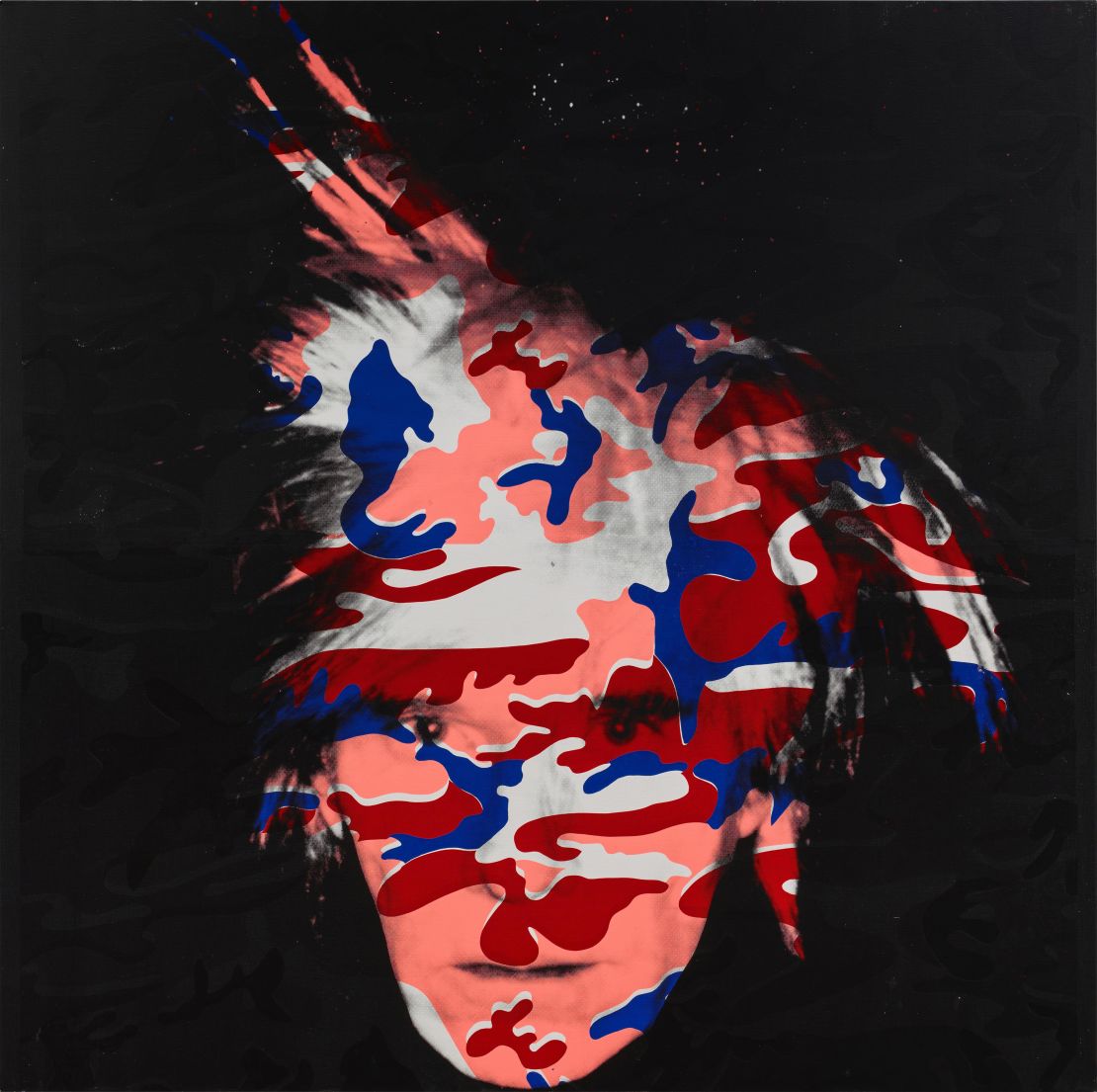 Andy Warhol's 1986 self portrait will also be auctioned as part of Fisher Landau's collection. 