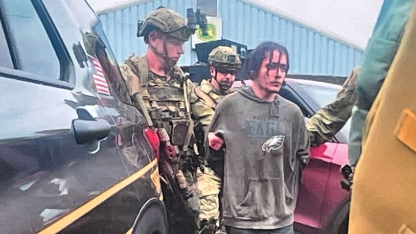 Escaped inmate Danilo Cavalcante is shown after being captured.
