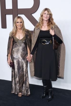 From left: Sheryl Crow and Laura Dern.