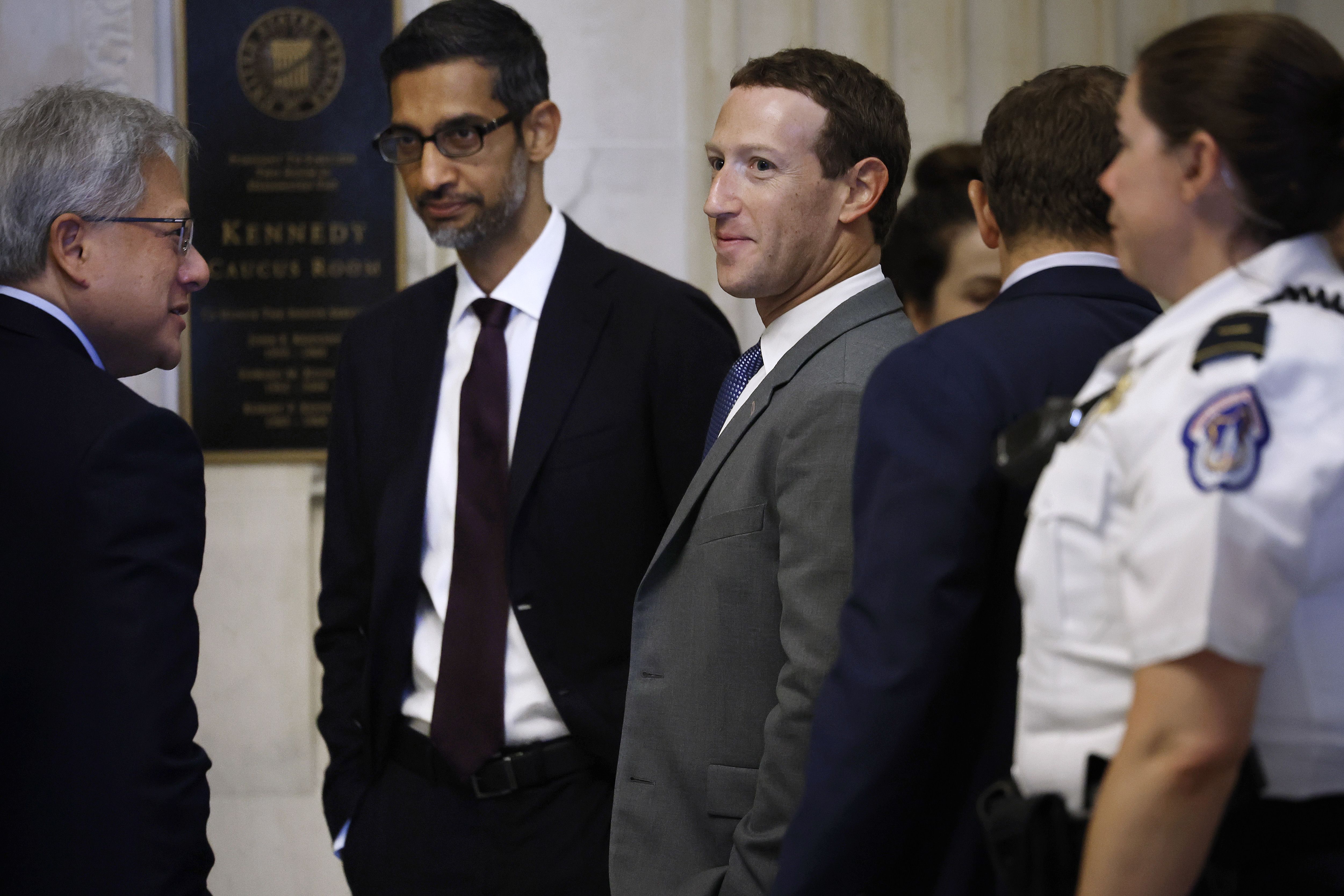 Bill Gates, Elon Musk and Mark Zuckerberg meeting in Washington to