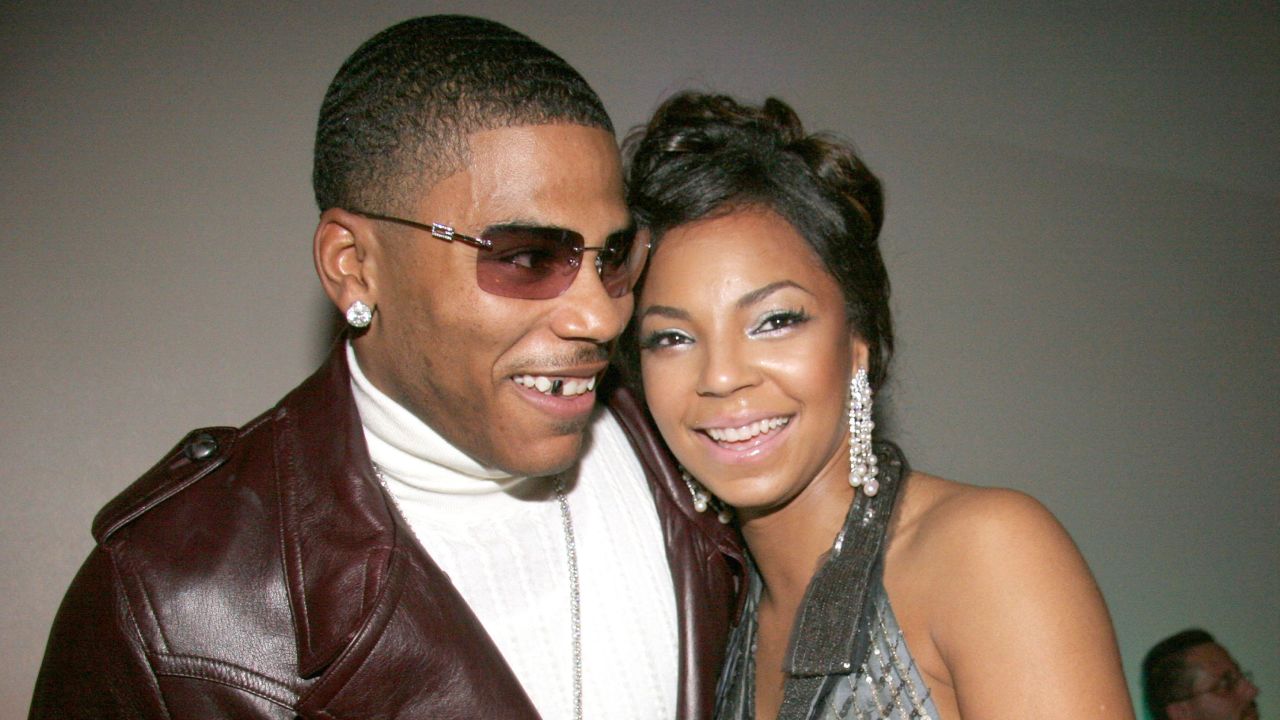 Nelly and Ashanti in 2005. 