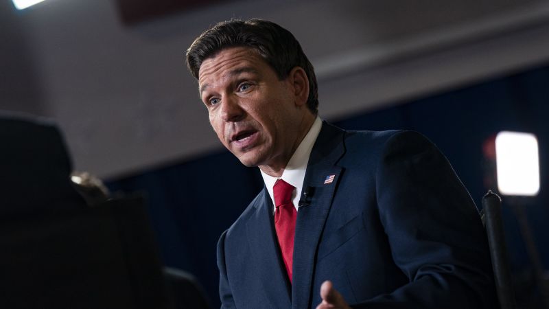 NextImg:DeSantis warns against Covid-19 boosters for people under 65 contradicting CDC guidance | CNN Politics