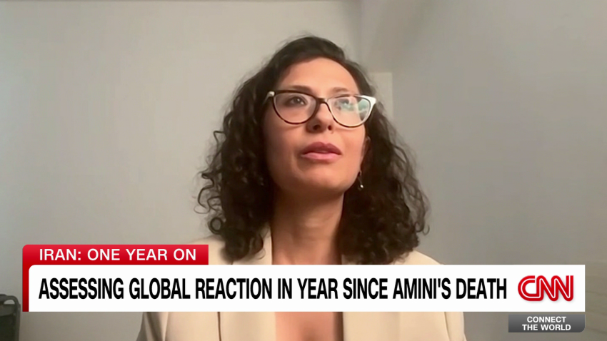 exp Amini death anniversary Geranmayeh/Pourzand intv 091411ASEG1 cnni world _00002201.png