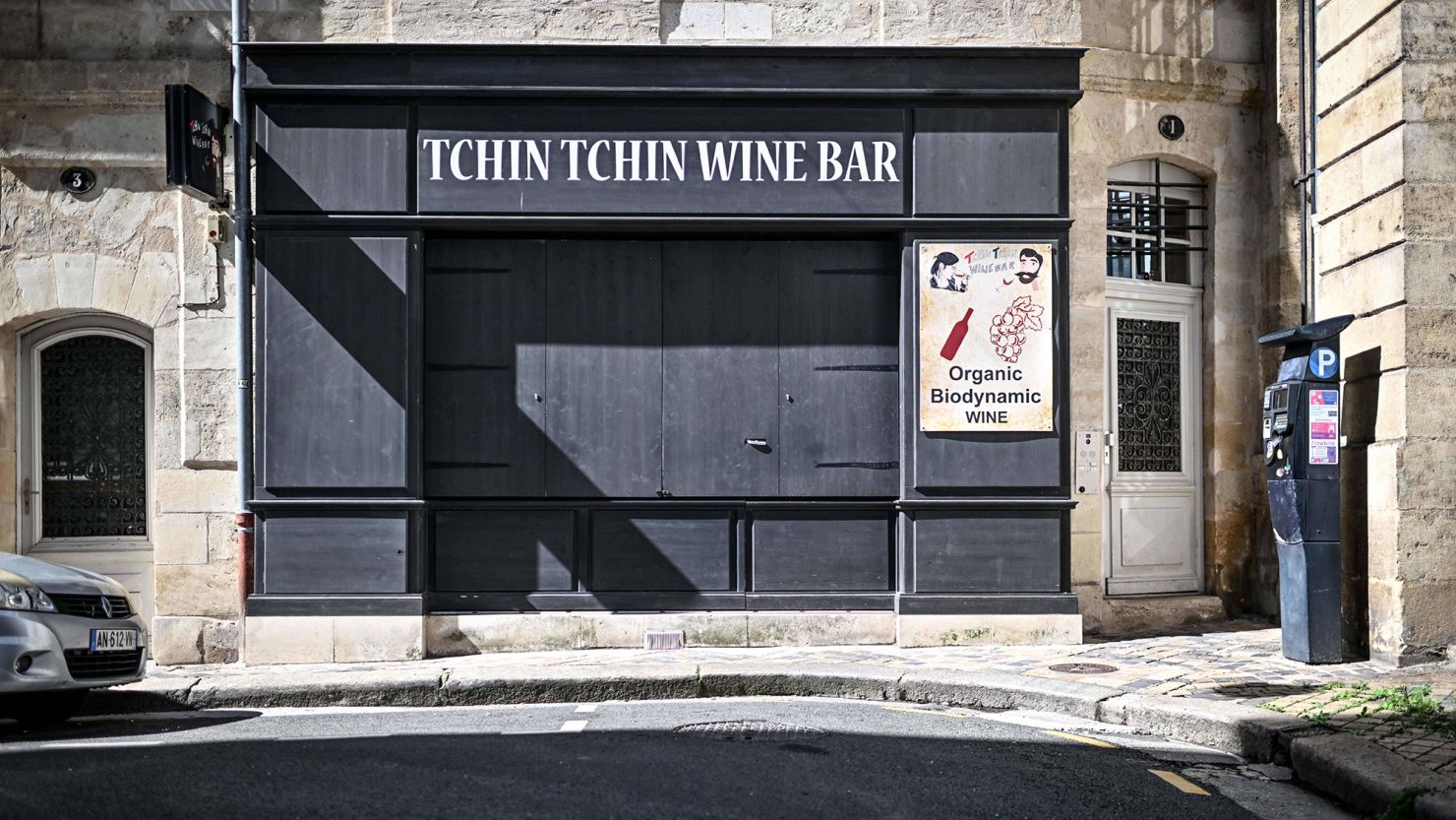 The Tchin Tchin wine bar in Bordeaux, France.
