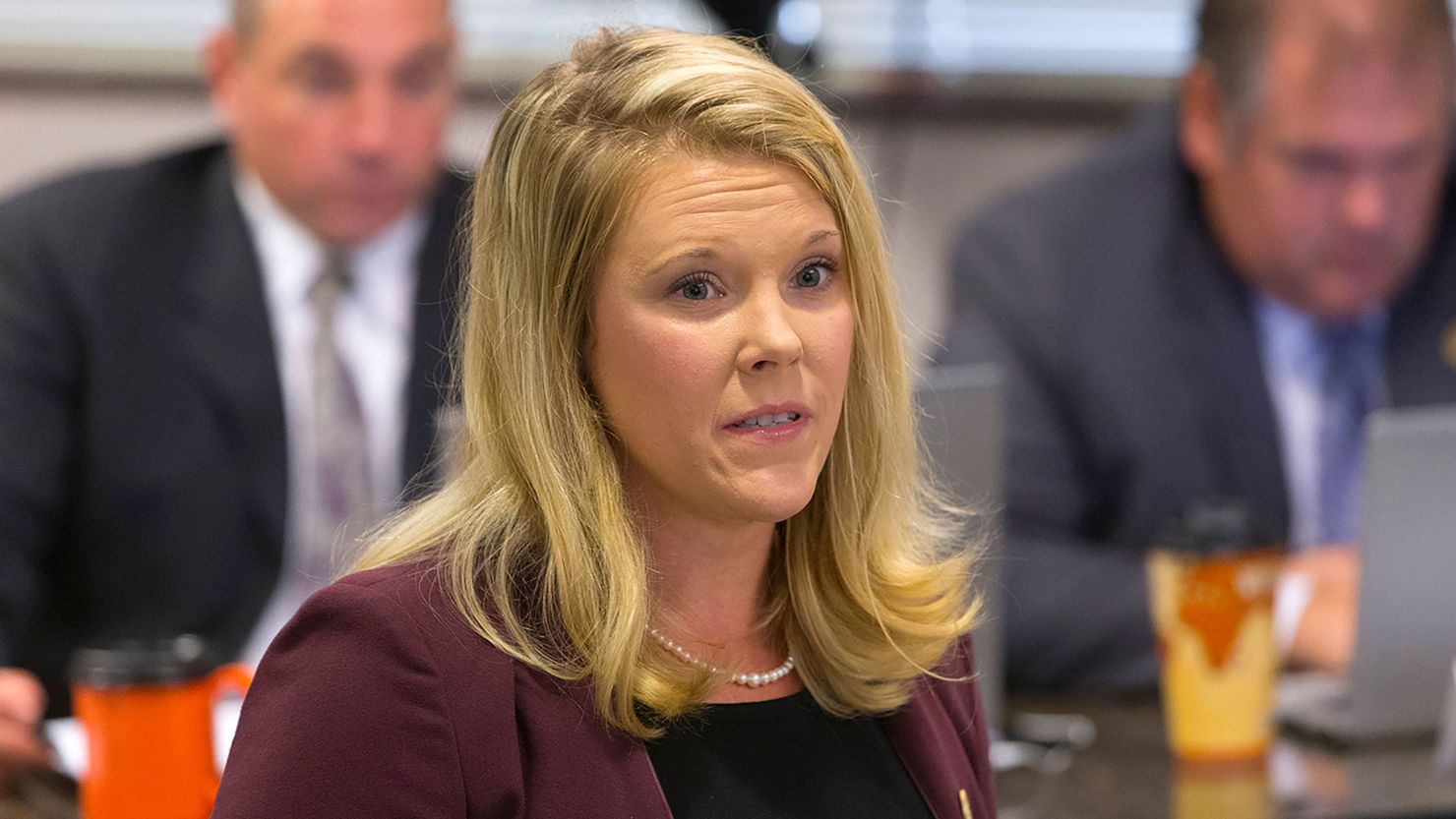 Wisconsin Elections Commission Administrator Meagan Wolfe is seen in November 2021. 