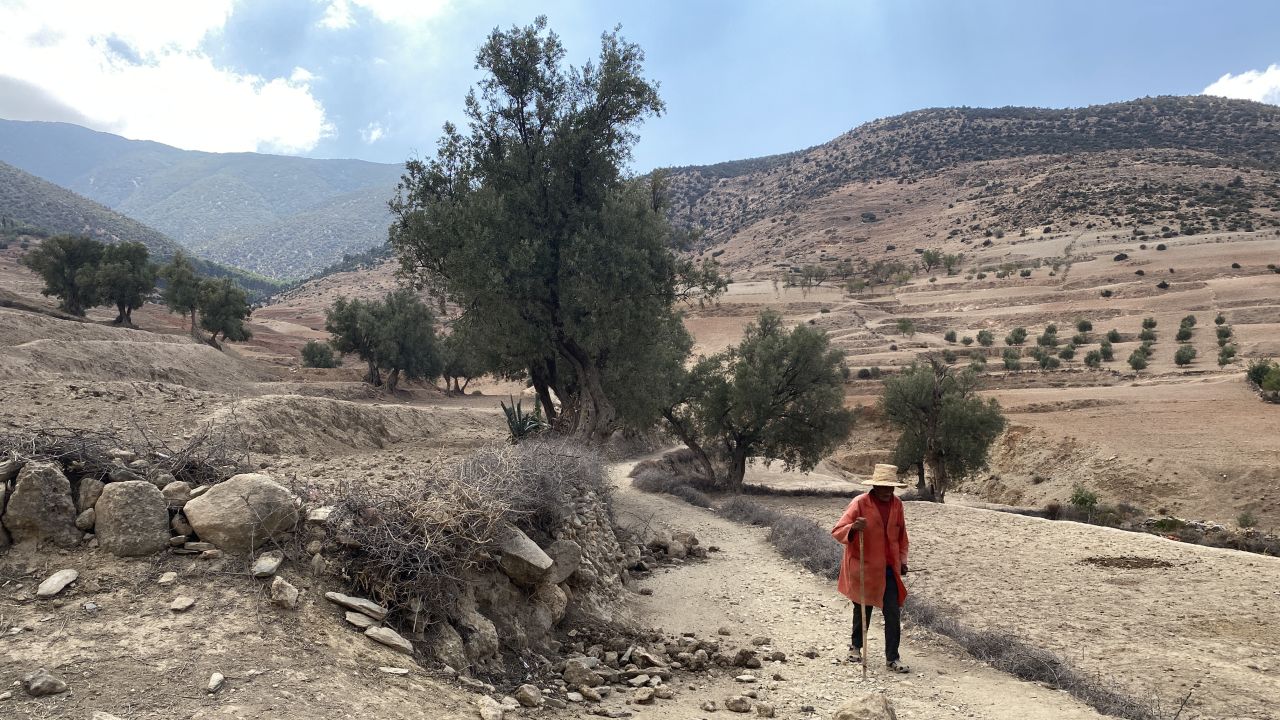 The village of Tafeghaghte was completely leveled in the earthquake on Friday, September 8.