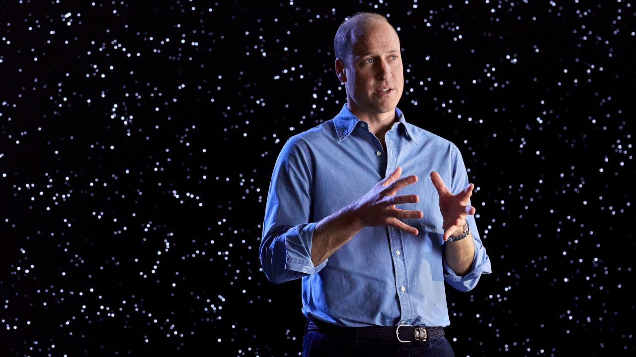 Handout photo of Prince William speaking in a short film featured in last year's Earthshot Prize awards ceremony in Boston. 