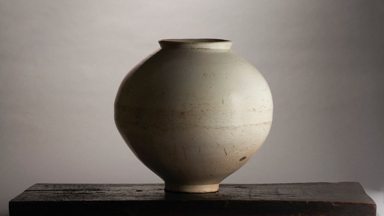 This Joseon dynasty moon jar sold for over $4.5 million at a Christie's auction in March.