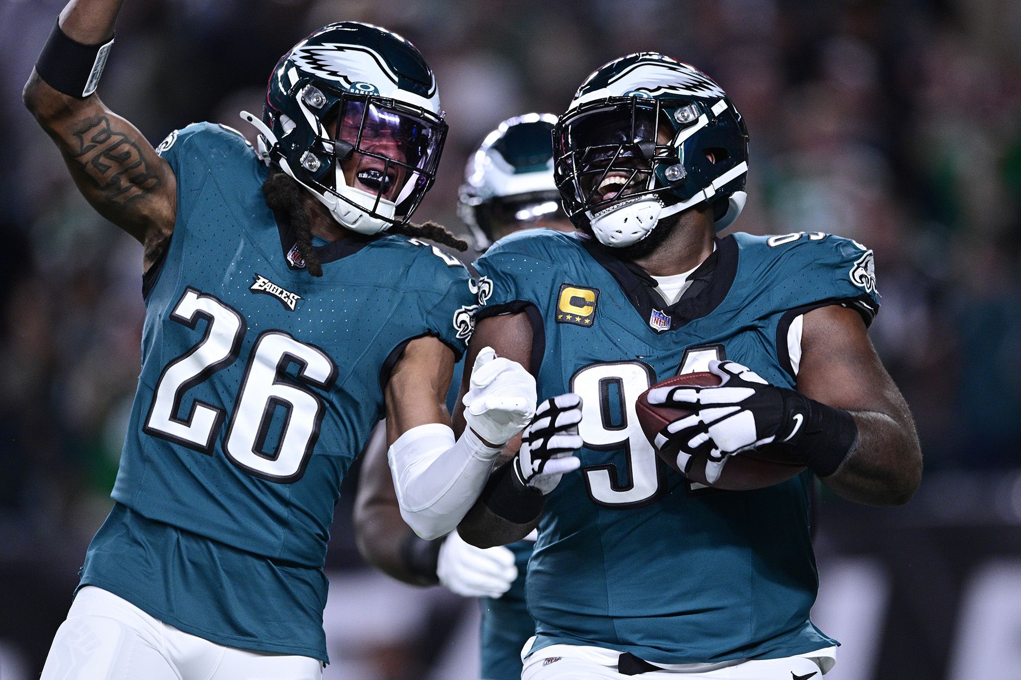 Eagles beat Vikings 34-28 as D'Andre Swift rushes for career-high