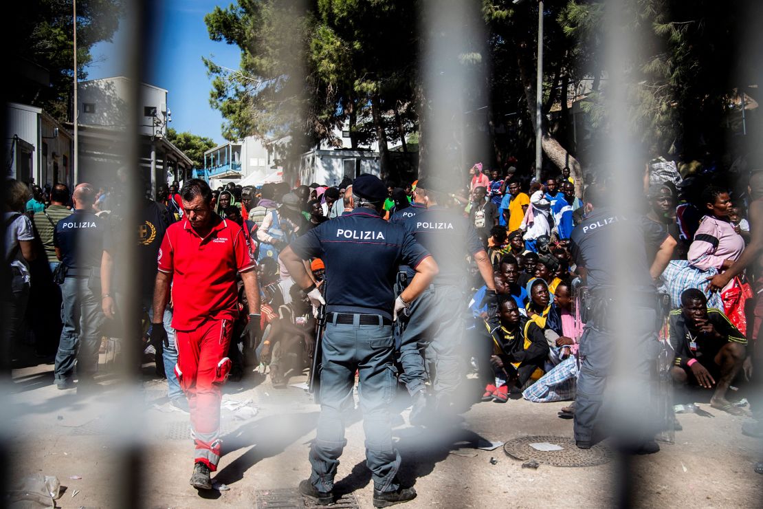 Lampedusa has seen an influx of 7,000 migrants in 24 hours. 