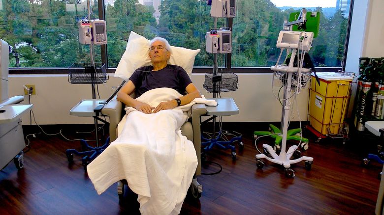 Before surgery, the oncologist used a powerful chemotherapy called Folfirinox, which combines four toxic agents. One of them, irinotecan, is aptly nicknamed "I-run-to-the-can" because of its side effects: diarrhea.