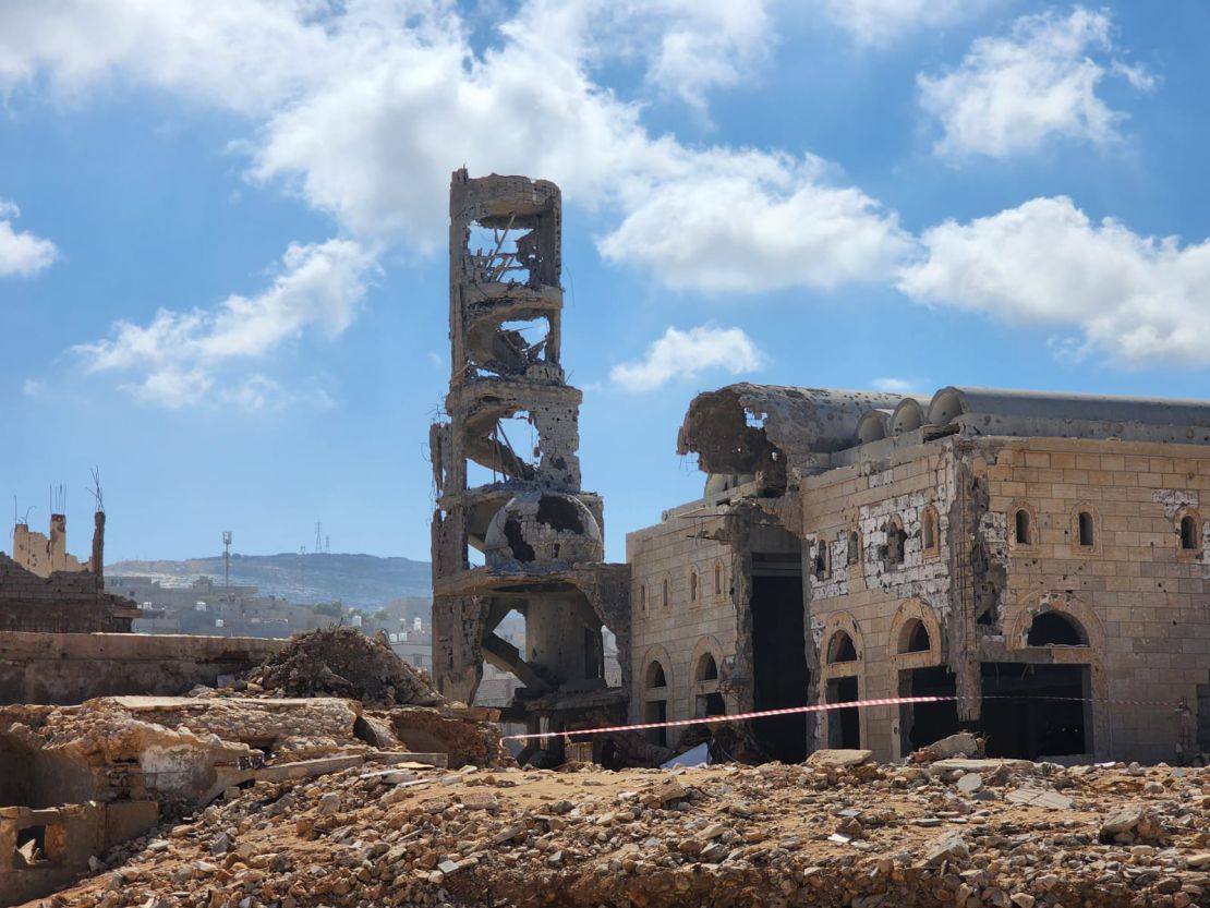 Neighborhoods in the city were completely destroyed.