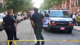 First responders on the scene at a daycare in the Bronx where three children were unconscious Friday, September 15, 2023.