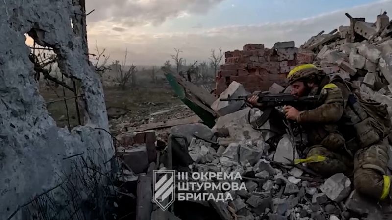 Video shows Ukrainian forces liberating village near Bakhmut