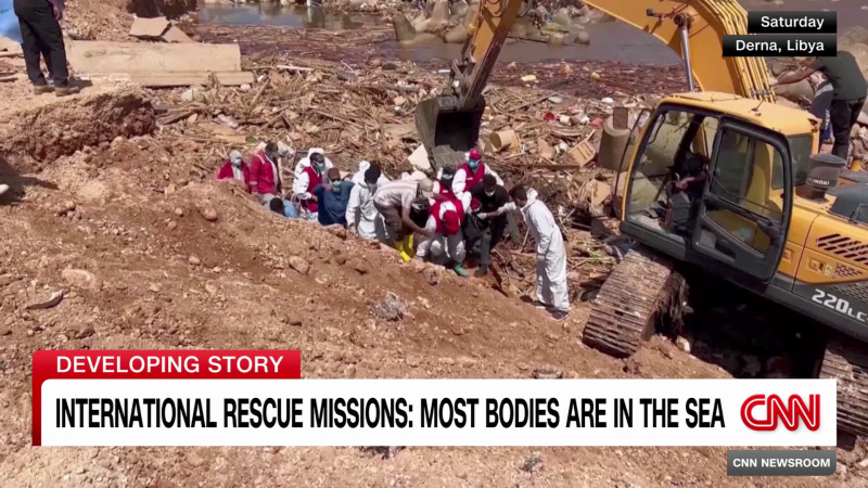 U.N.: 11,300 dead in the flooding in Derna, Libya