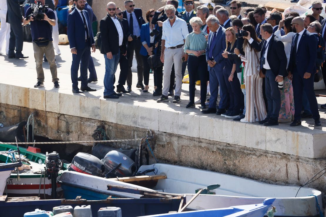 Lampedusa has long been an arrival point for migrants but numbers have surged in recent days.