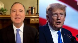 Adam Schiff and Donald Trump