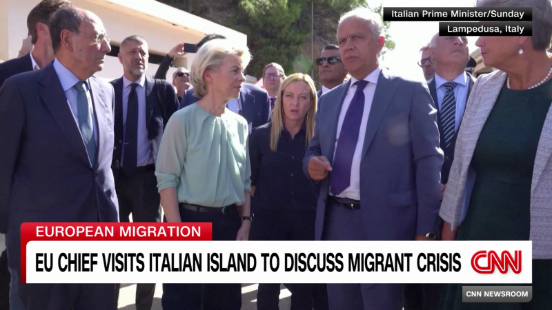 European leaders work to solve the migrant crisis facing Lampedusa