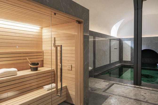 <strong>Modern luxuries: </strong>Guests can get pampered inside a 120-square-meter wellness space that's accessible 24 hours a day and is equipped with a sumptuous pool, a sauna, Turkish bath and hot tub.