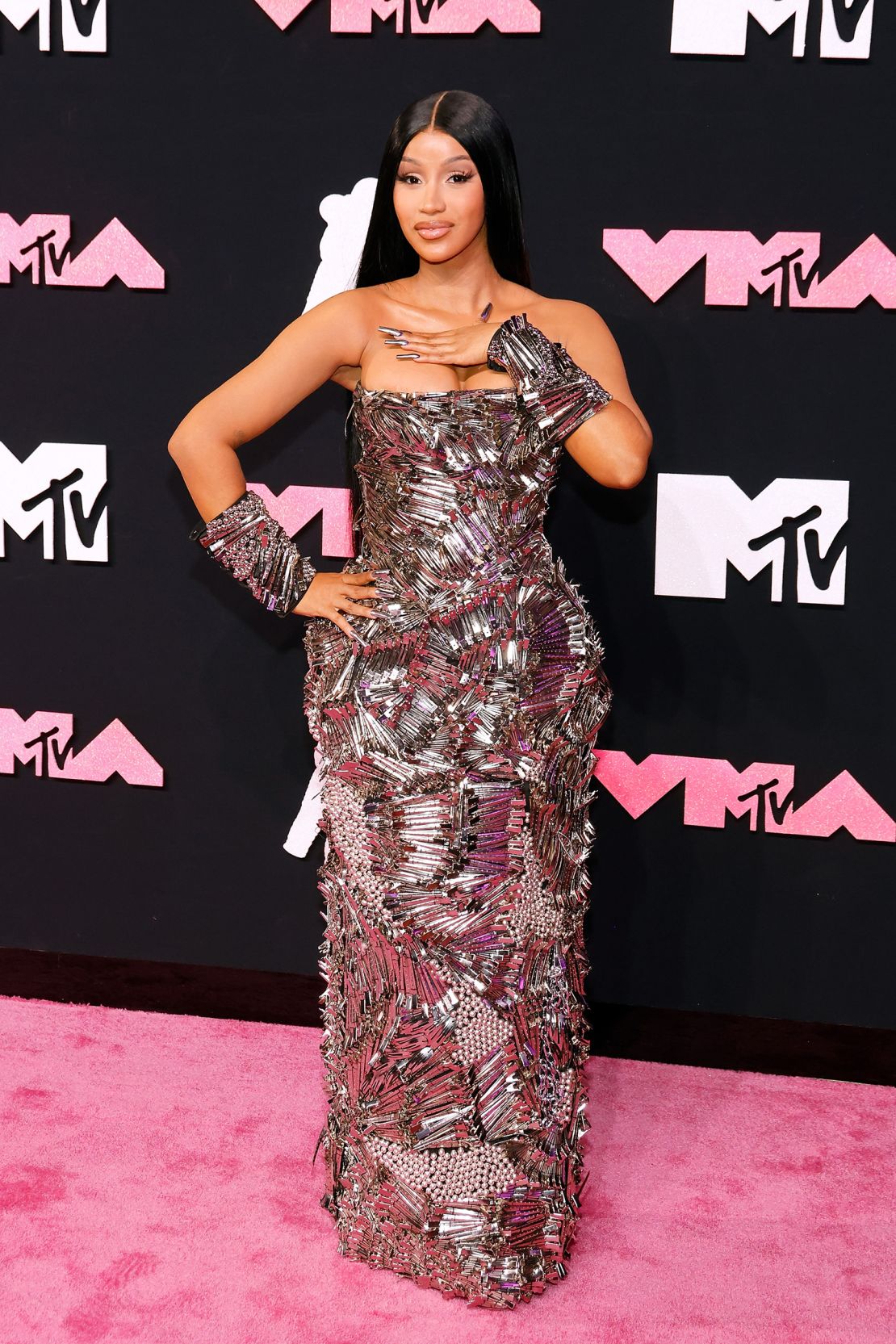 Cardi B attends the 2023 MTV Video Music Awards at Prudential Center on September 12, 2023 in Newark, New Jersey.