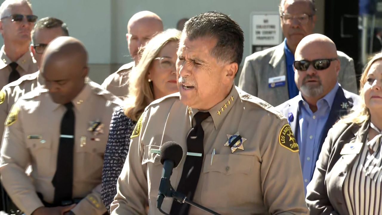 Los Angeles County Sheriff Robert Luna thanked the public and asked anyone with additional information to come forward.