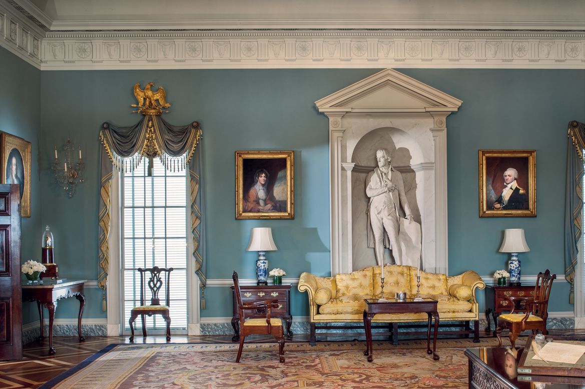 The Thomas Jefferson State Reception Room.