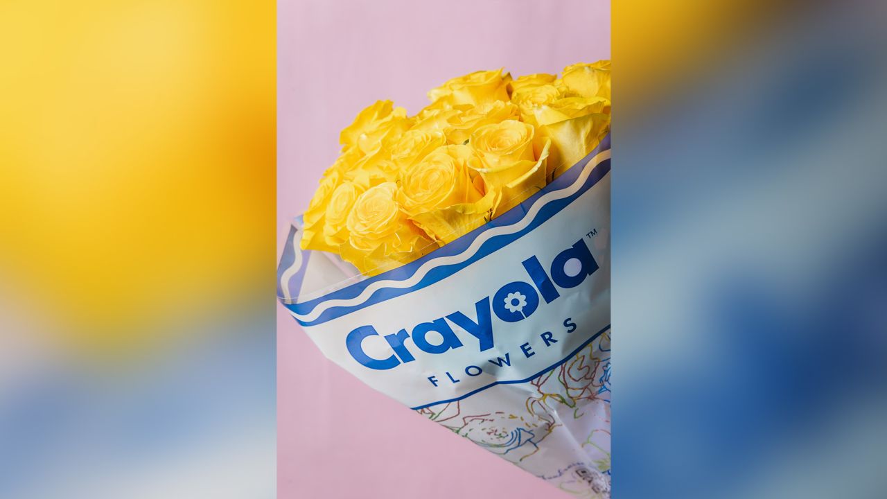 Crayola Flowers partnered with Mrs. Bloom's, an importer and distributor of fresh cut flowers.