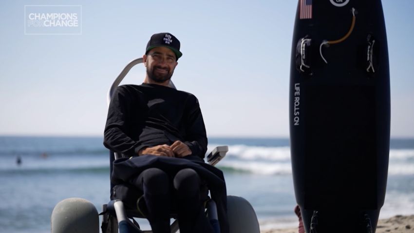 An accident almost wiped out surfer Jesse Billauer's dreams. But then he got back on his board and helped spark a worldwide movement for adaptive sports.