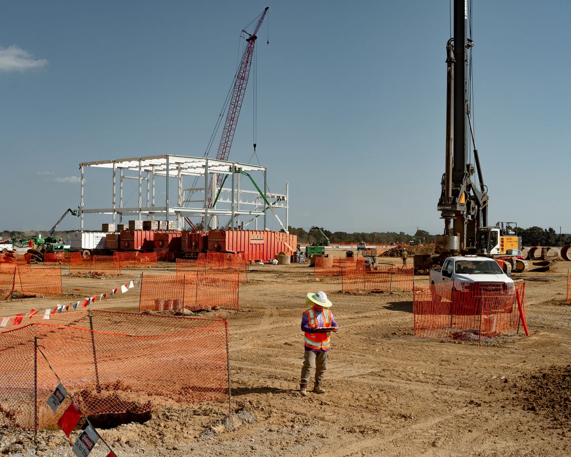 Ford's battery manufacturing complex under construction near Stanton, Tennessee, in September 2022.