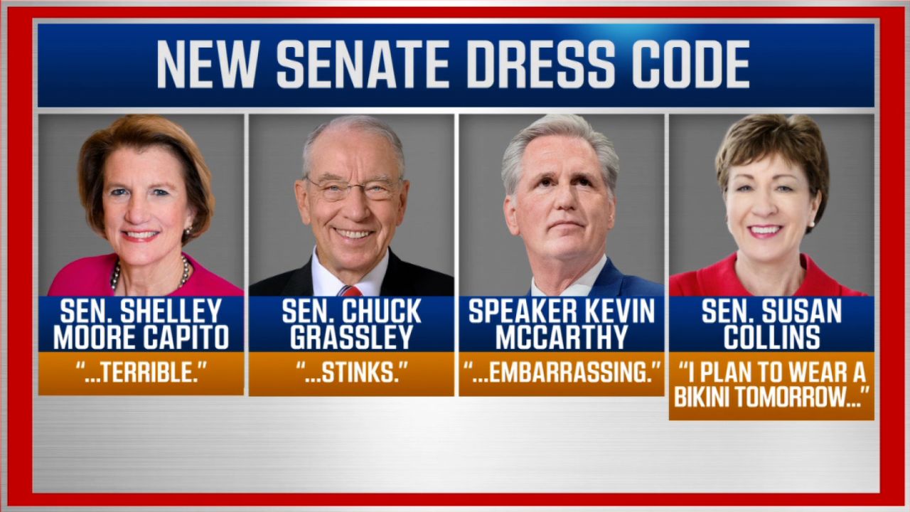 Senator jokes she plans to ‘wear a bikini’ after new Senate dress code