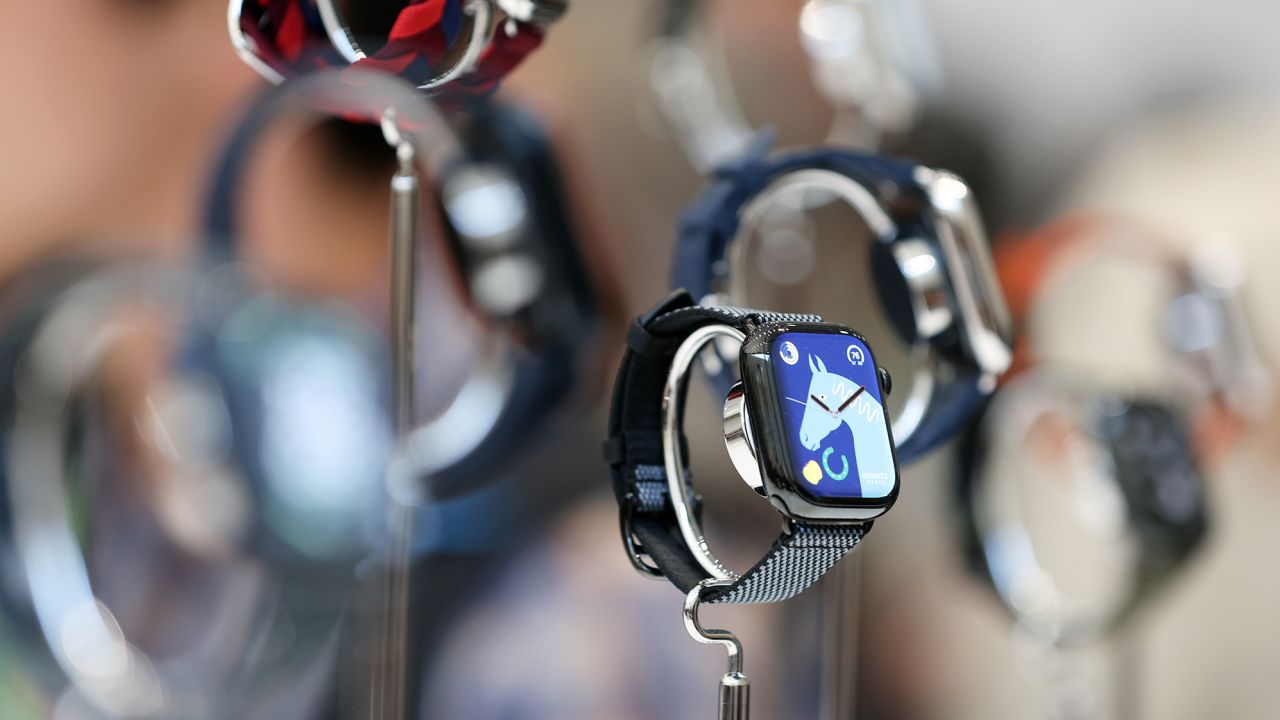 Новият Apple Watch Series 9 е показан по време на събитие на Apple на 12 септември 2023 г. в Купертино, Калифорния