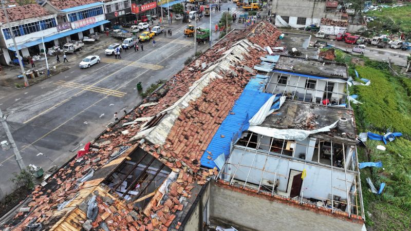 NextImg:10 dead after tornadoes tear through two cities in eastern China | CNN