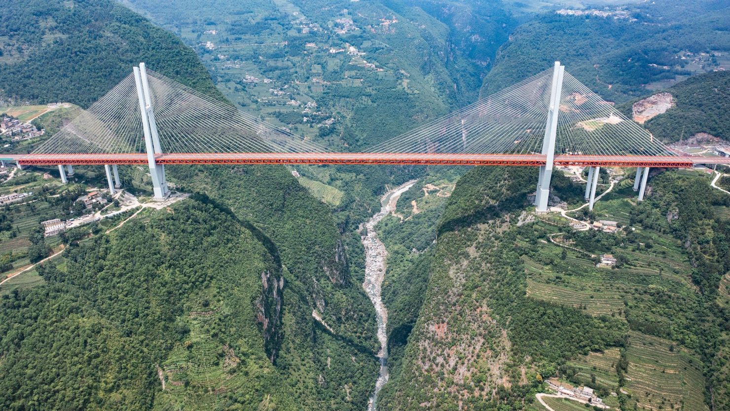 The Beipanjiang Bridge is located in China's Guizhou province, which has borrowed heavily to fund its infrastructure spending.