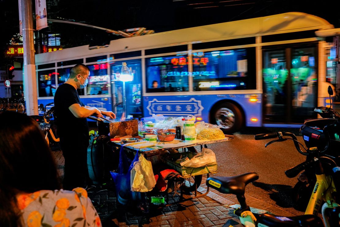 Noodle sellers in Shanghai have been fined for adding cucumber to their dishes.