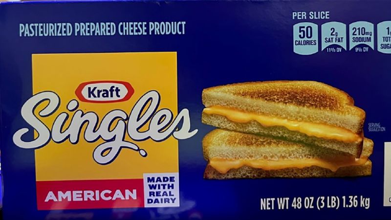 Read more about the article Kraft recalls faulty American cheese singles that might be ‘unpleasant’ or make you gag – CNN