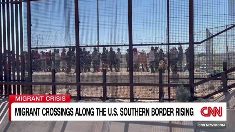 U.S. southern border sees surge in migrant crossing