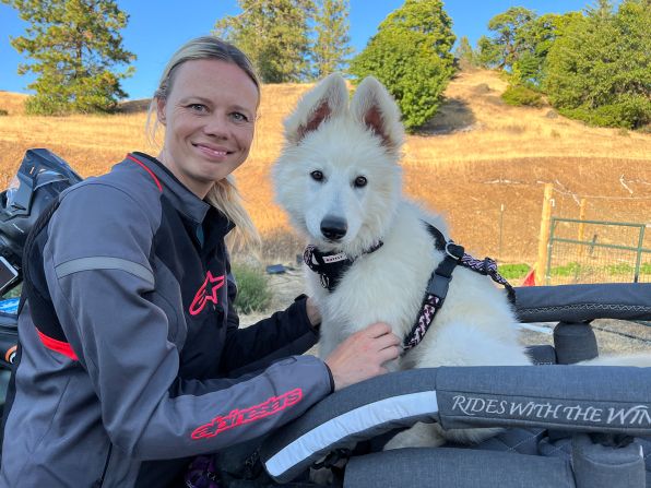 <strong>Riding free: </strong>"As our hearts are continuing to heal, this is sort of a new opportunity to really love and recapture what we loved about doing this activity," says Stone