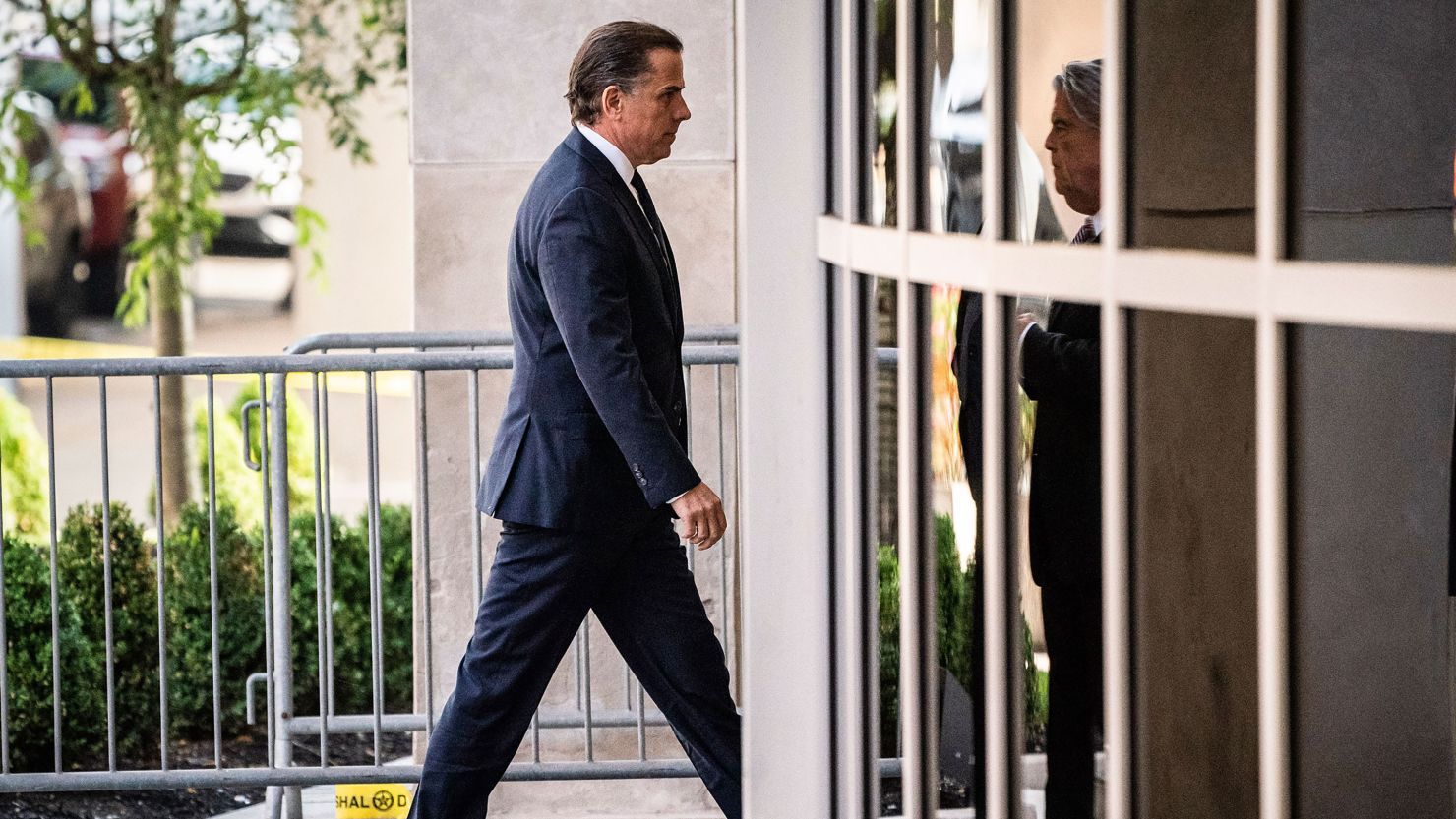 Hunter Biden arrives for a court appearance at the J. Caleb Boggs Federal Building on Wednesday, July 26, 2023, in Wilmington, DE. 