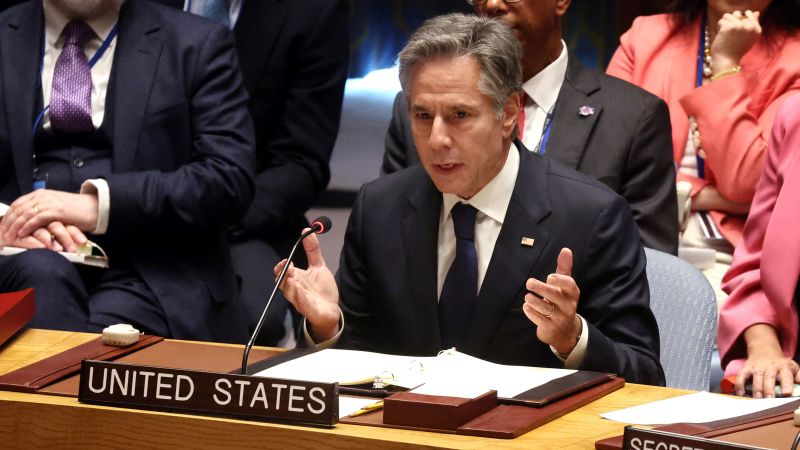 NextImg:Blinken highlights the human toll of Ukraine war as Biden admin seeks to maintain support for Kyiv in Washington | CNN Politics