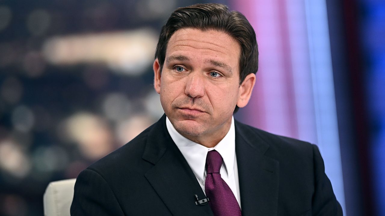Florida Gov. Ron DeSantis attends a live taping of Hannity at Fox News Channel Studios on September 13, 2023 in New York City. 