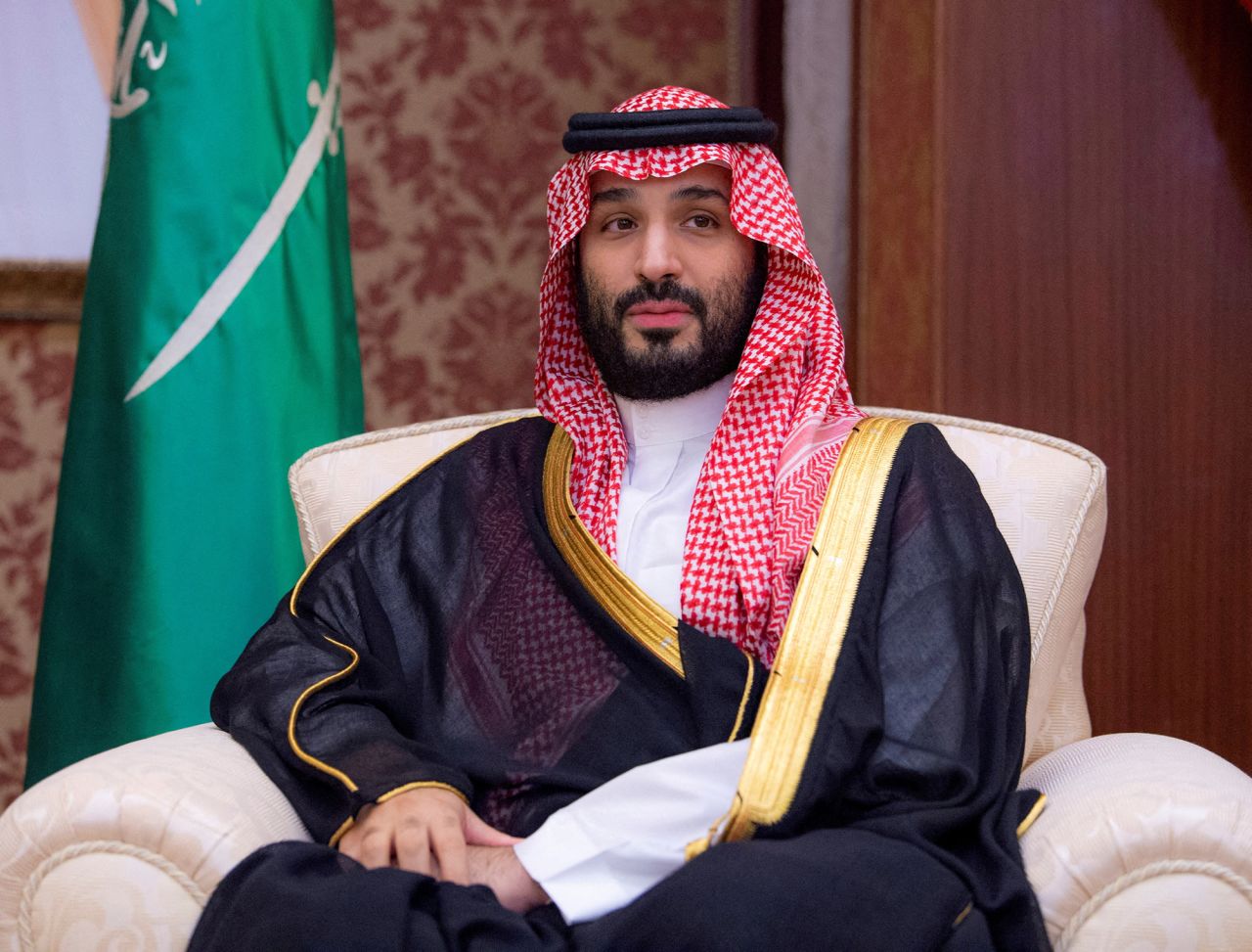 FILE PHOTO: U.S. Secretary of State Antony Blinken (not pictured) meets with Saudi Crown Prince Mohammed bin Salman, in Jeddah, Saudi Arabia, June 7, 2023. Bandar Algaloud/Courtesy of Saudi Royal Court/Handout via REUTERS ATTENTION EDITORS - THIS PICTURE WAS PROVIDED BY A THIRD PARTY/File Photo