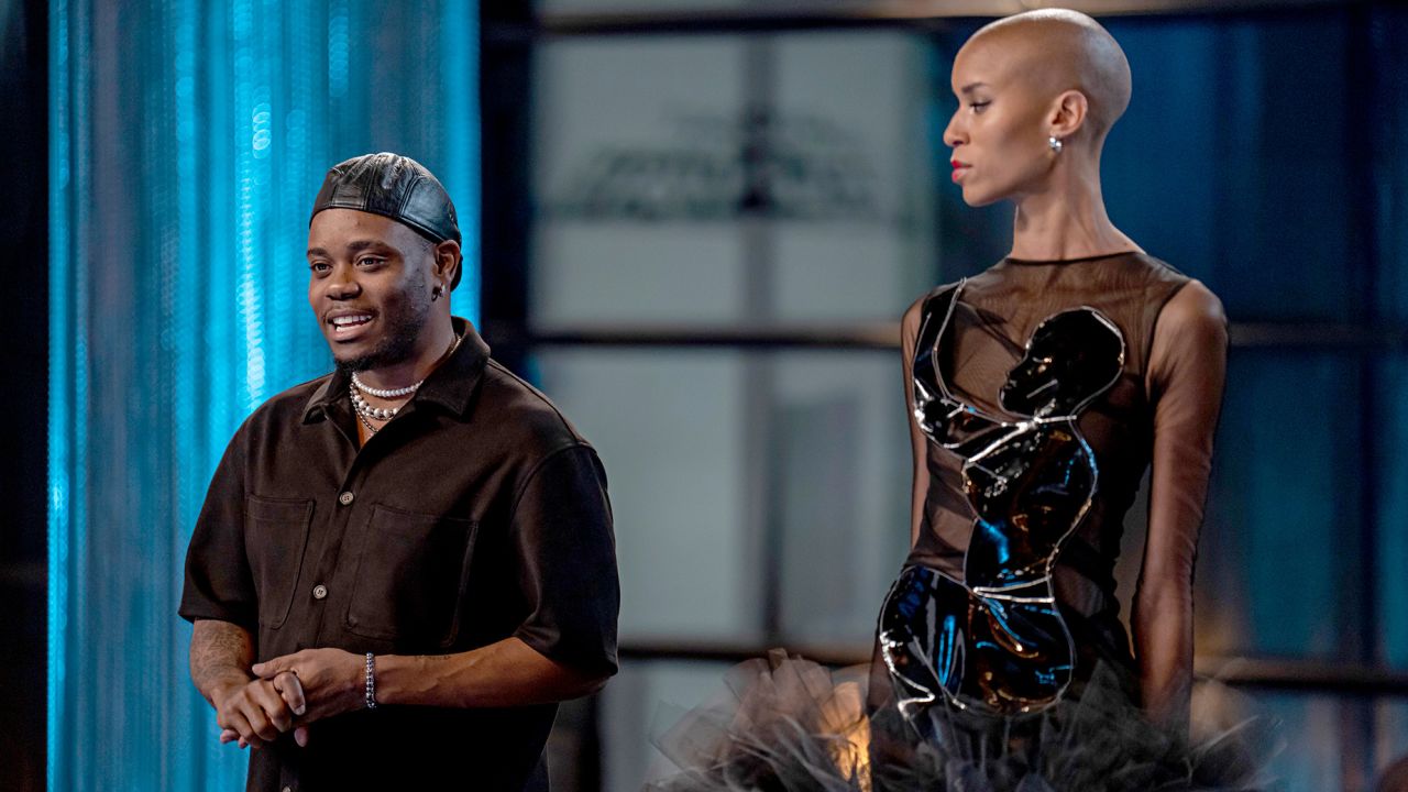 PROJECT RUNWAY -- Episode 2014 -- Pictured: Bishme Cromartie -- (Photo by: Zach Dilgard/Bravo)