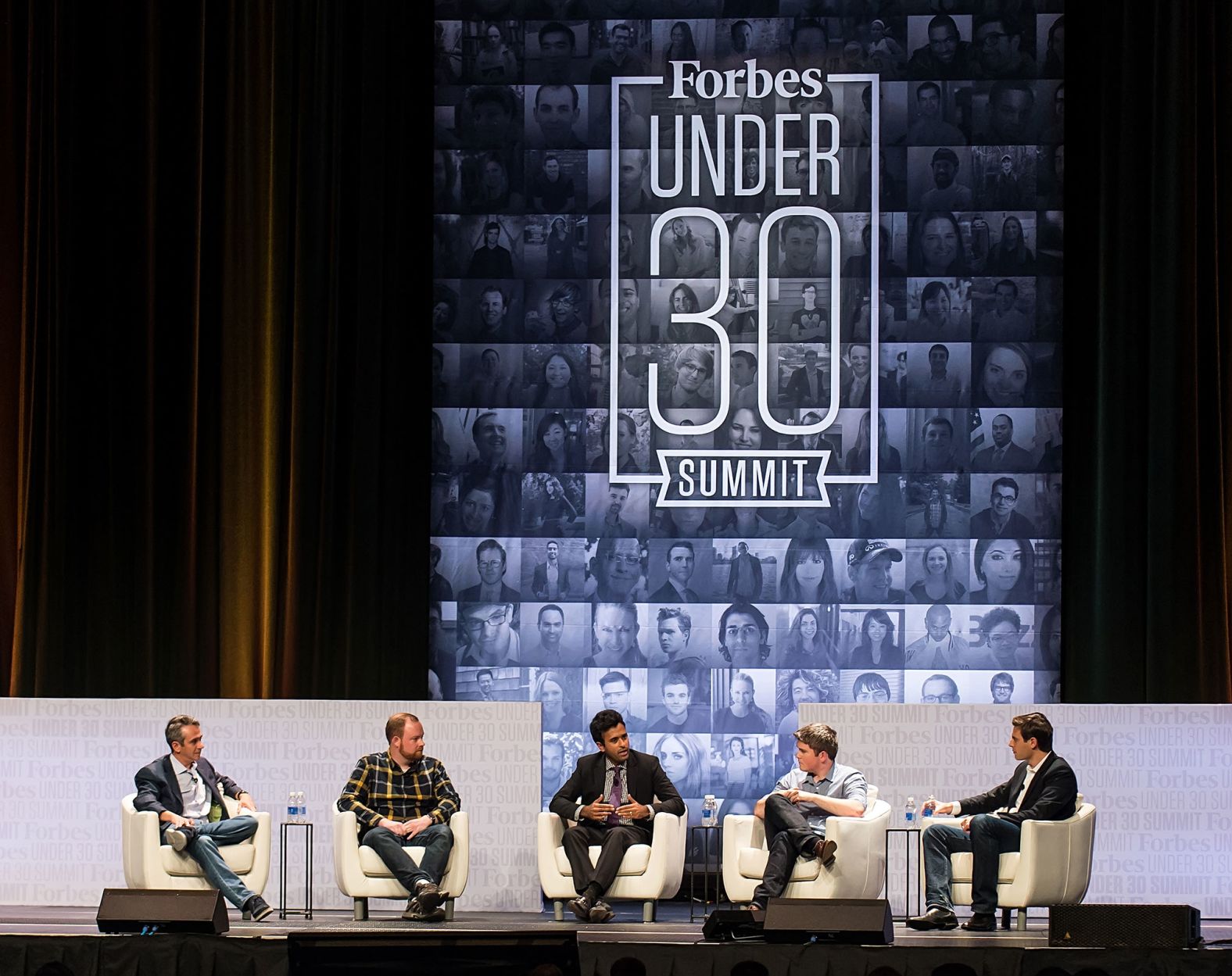 Ramaswamy speaks at the Forbes Under 30 Summit in Philadelphia in 2015.