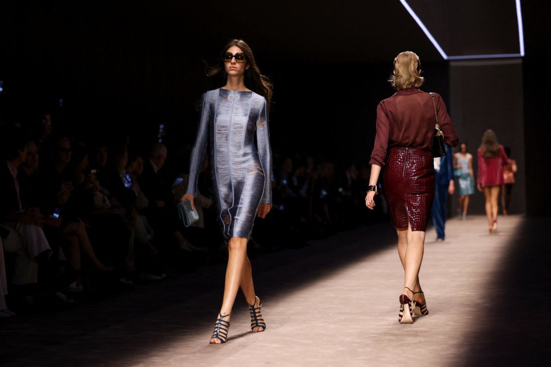 Slinky and sleek: Tom Ford's much-hyped return to the Milan catwalk does  not disappoint